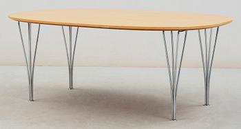 SOFFBORD, "Superellips" Design Bruno Mathsson och Piet Hein för Fritz Hansen, 1985.