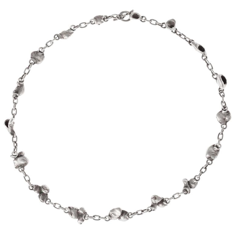 Bertel Gardberg, HALSBAND, 916 silver, BRG Helsingfors 1954.