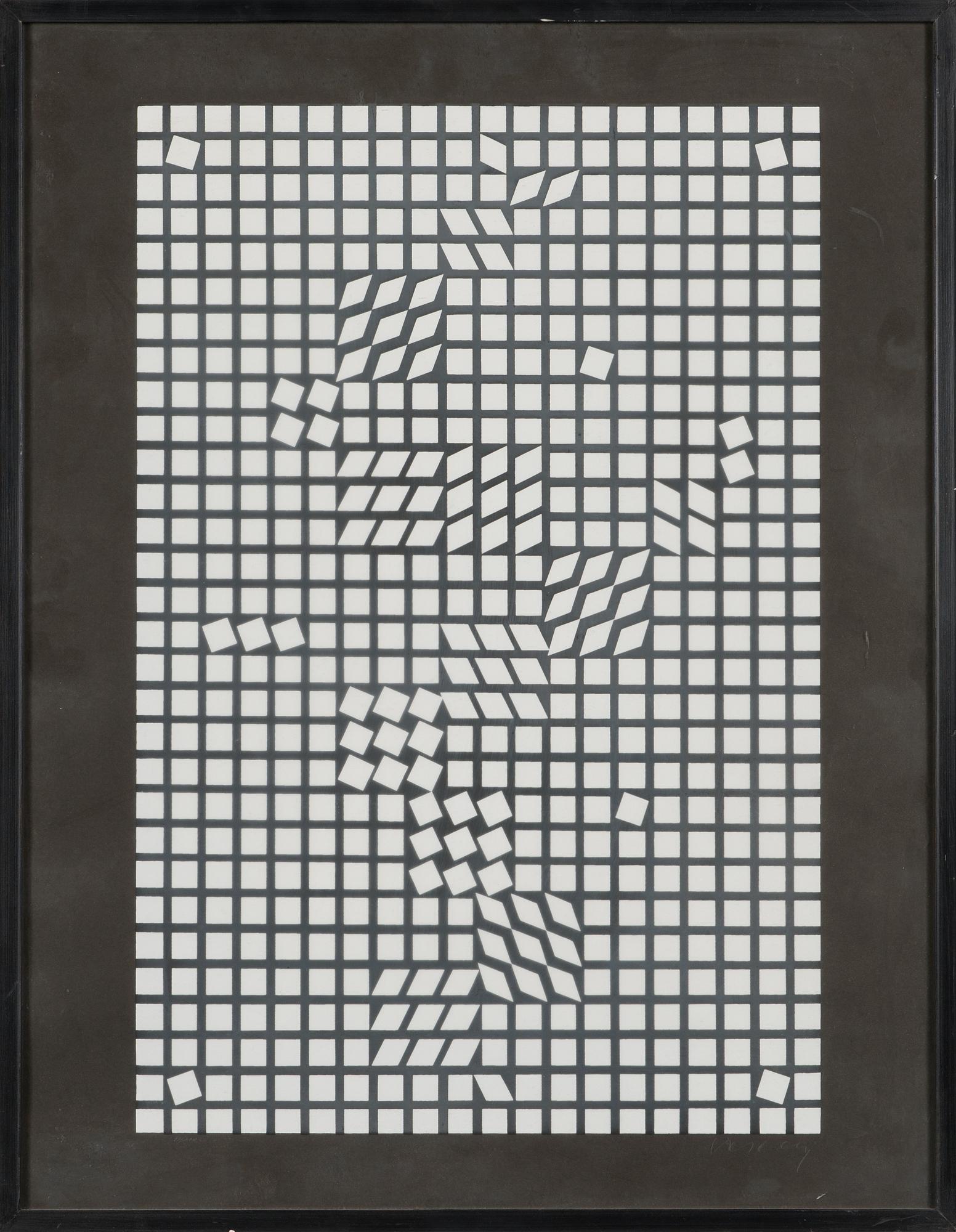 Victor Vasarely, silkscreen, signed and numbered 97/200.