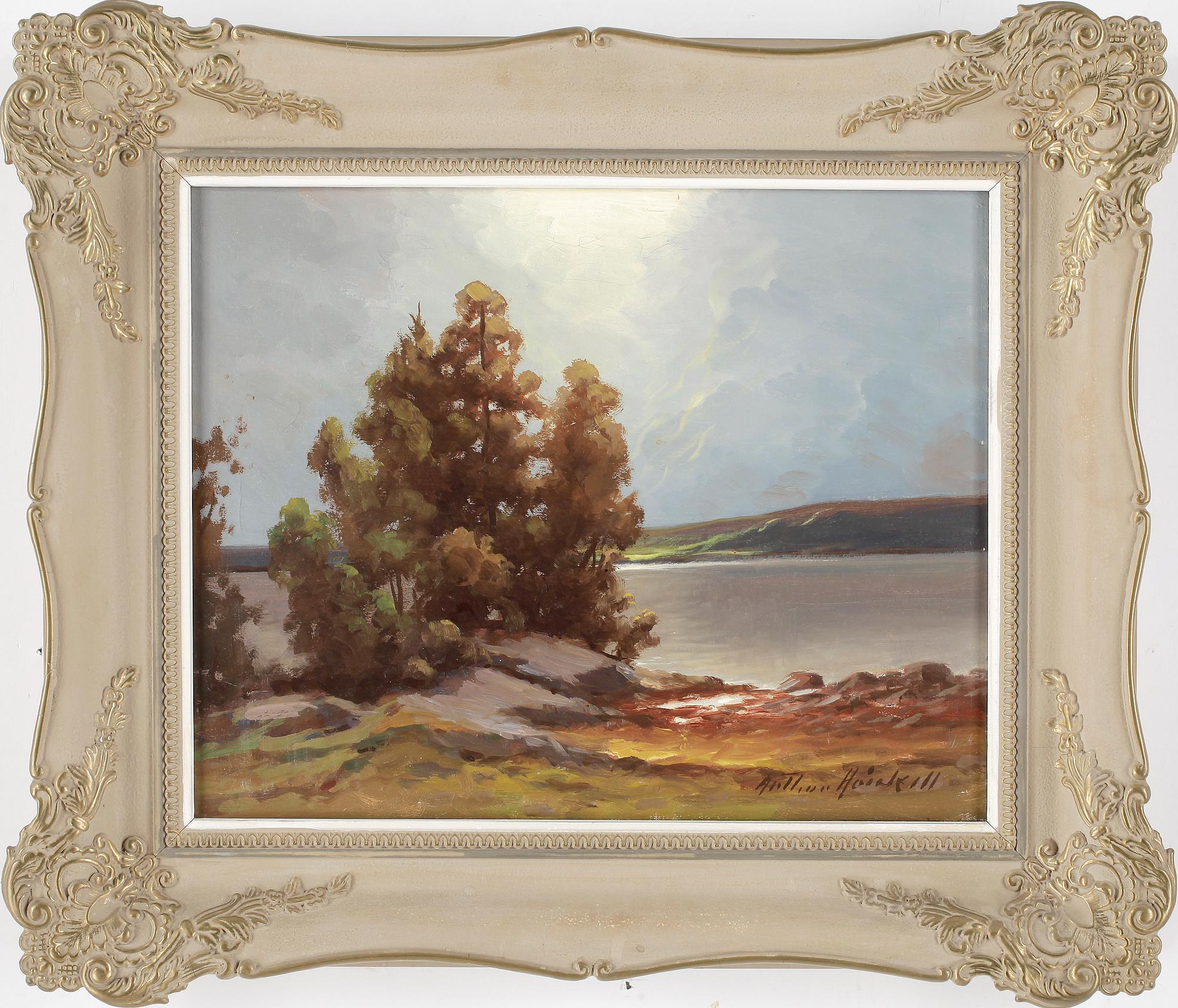 ARTHUR HEICKELL, olja på duk, signerad.