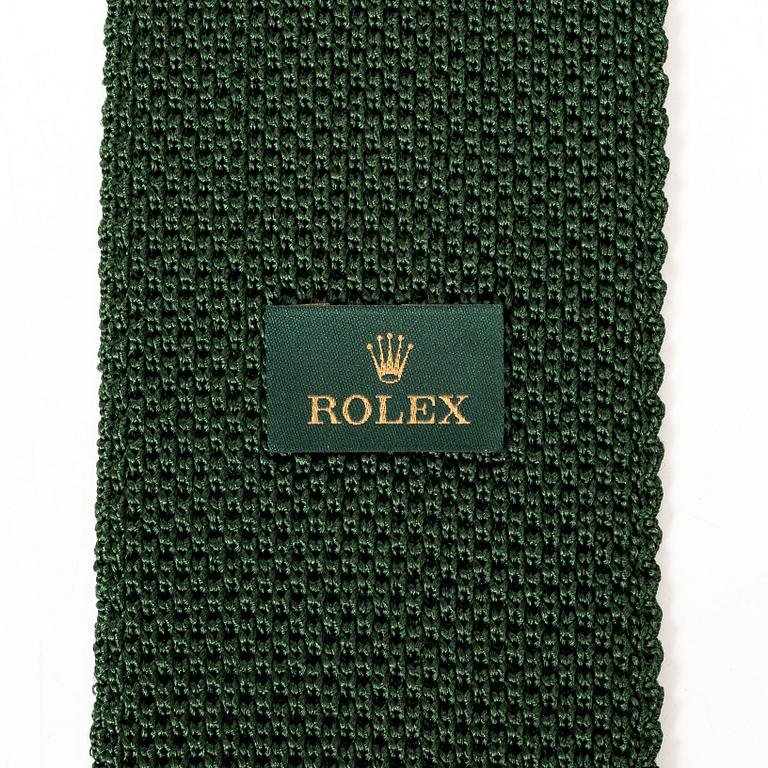 Rolex, tie, "Cravate tricot verte".