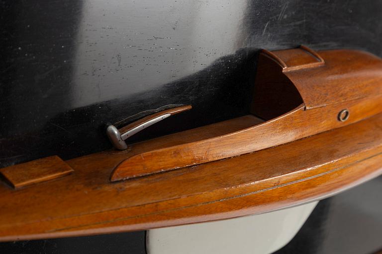Boat model, circa mid-20th century.