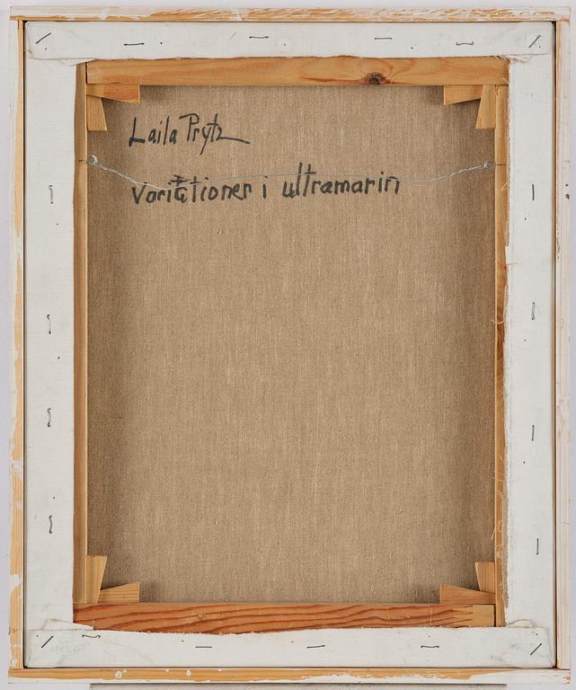 Laila Prytz, "Variationer i ultramarin".