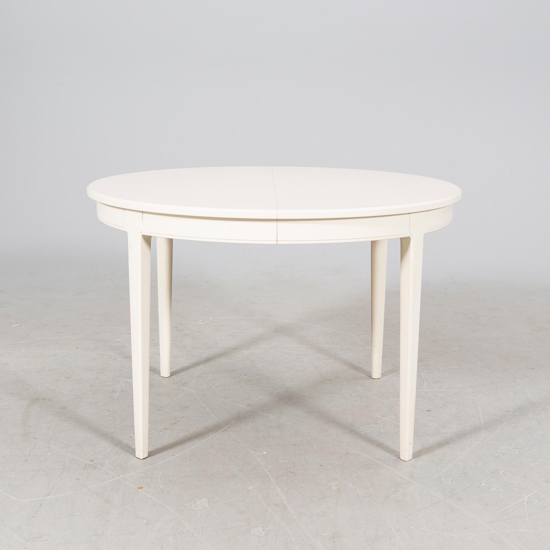 Carl Malmsten, matbord samt stolar 6 st "Herrgården" Bodafors senare delen av 1900-talet.