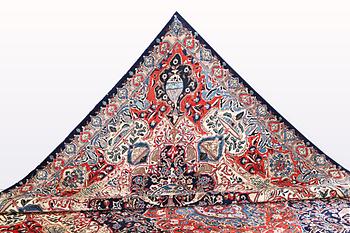 A carpet, Kashmar, ca 378 x 300 cm.