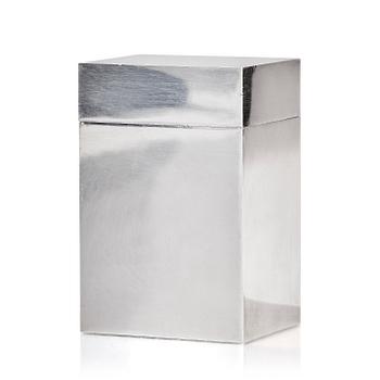 457. Wiwen Nilsson, a rectangular sterling lidded box, Lund Sweden 1962, reportedly a gift from Wiwen to GAN (Gösta Adrian-Nilsson).