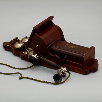 VÄGGTELEFON, L.M Ericsson & Co, 1800-talets slut.