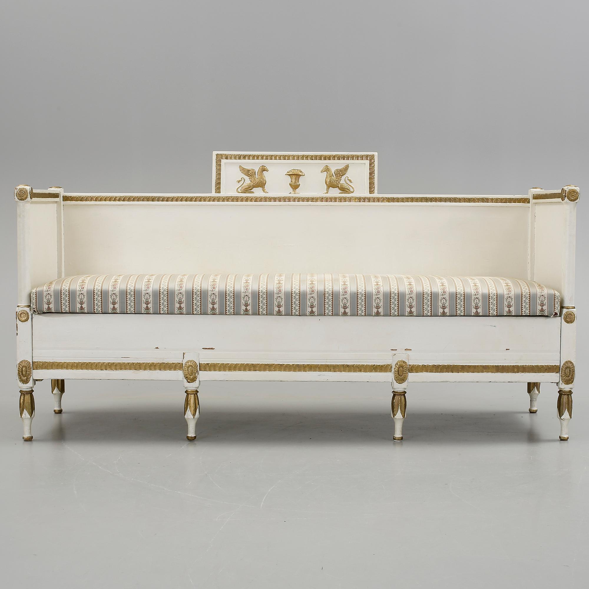 SOFFA, sengustaviansk, 1800-talets början.