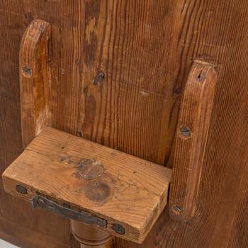 Two first half of the 19th century tilt top tables.