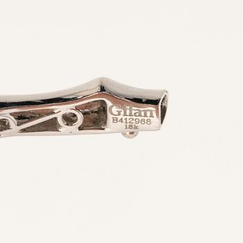 Bracelet, set with brilliant-cut diamonds and white gold.