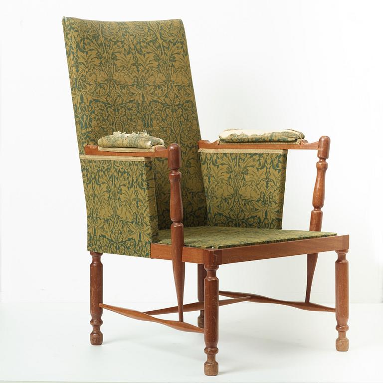 Josef Frank, a mahogany armchair, by Svenskt Tenn, Sweden, model 880.