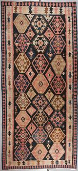 MATTA, Kaukasisk Kelim, semiantik. 345 x 170 cm.