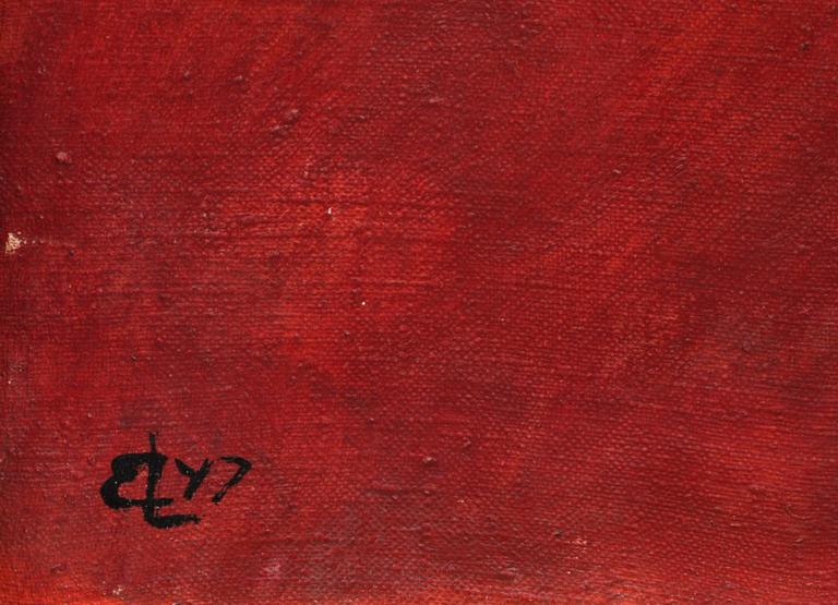 ELVIN LARSSON, olja på duk, monogramsign.