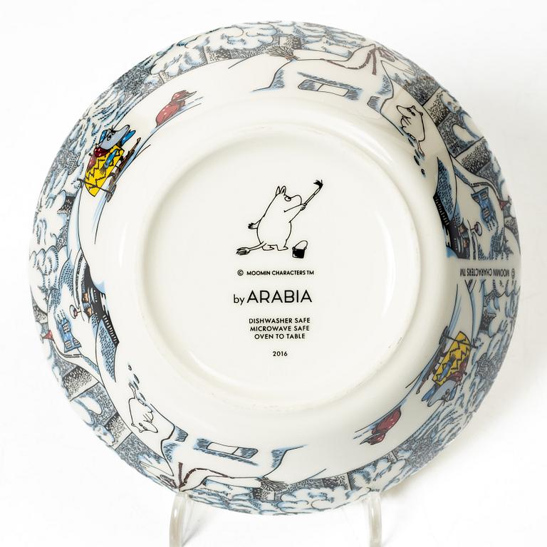 Arabia, skålar, 6 st, porslin, Moomin Characters, 2016.