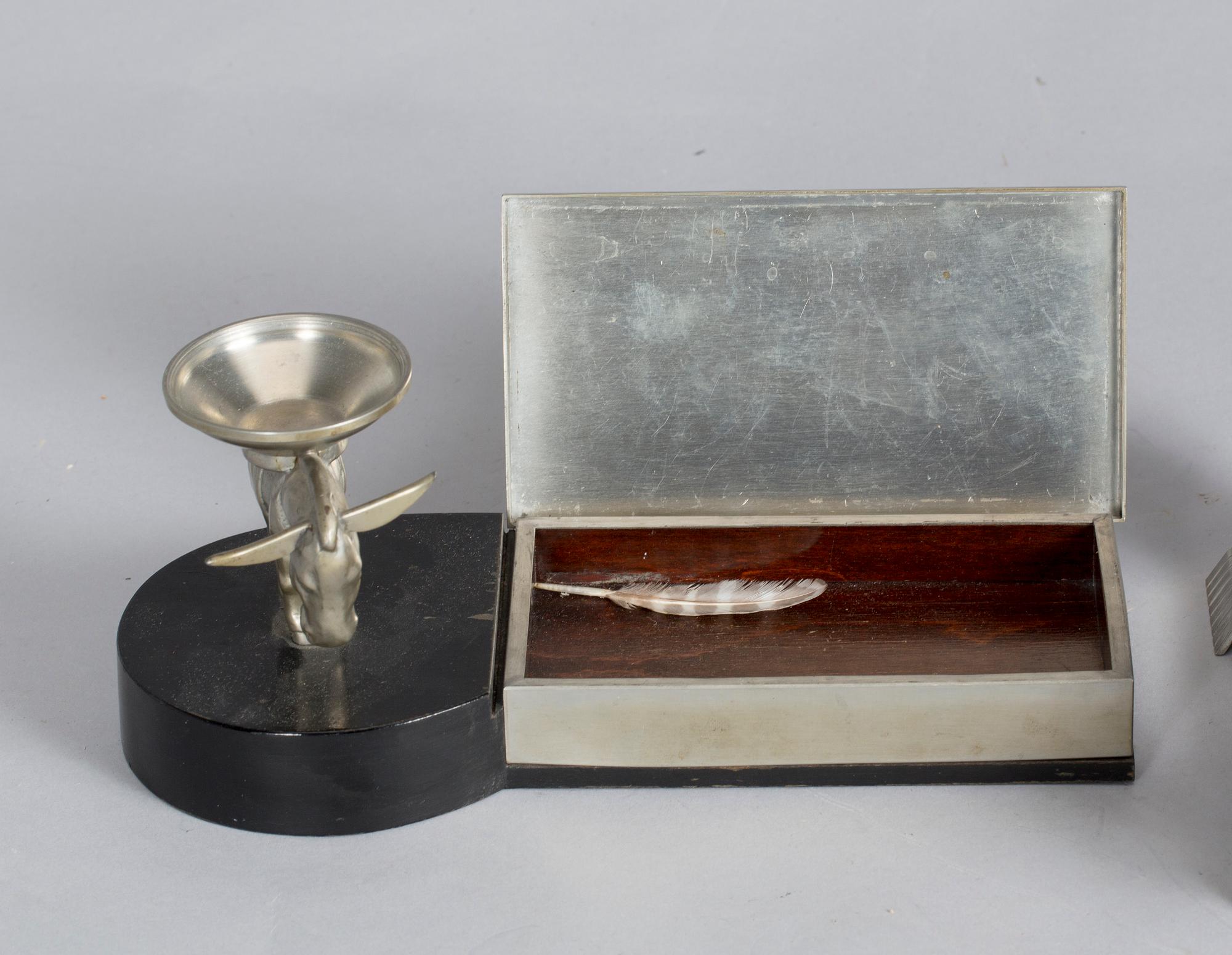 PARTI TENN, tenn, 4 delar, Art Deco. 1900-talets första hälft.