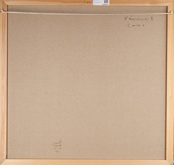 VINCENT BAKKUM, olja på duk, signerad och daterad 2001 a tergo.