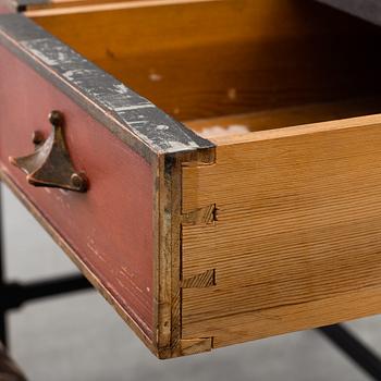 A 1920s/1930s dressing table and stool.