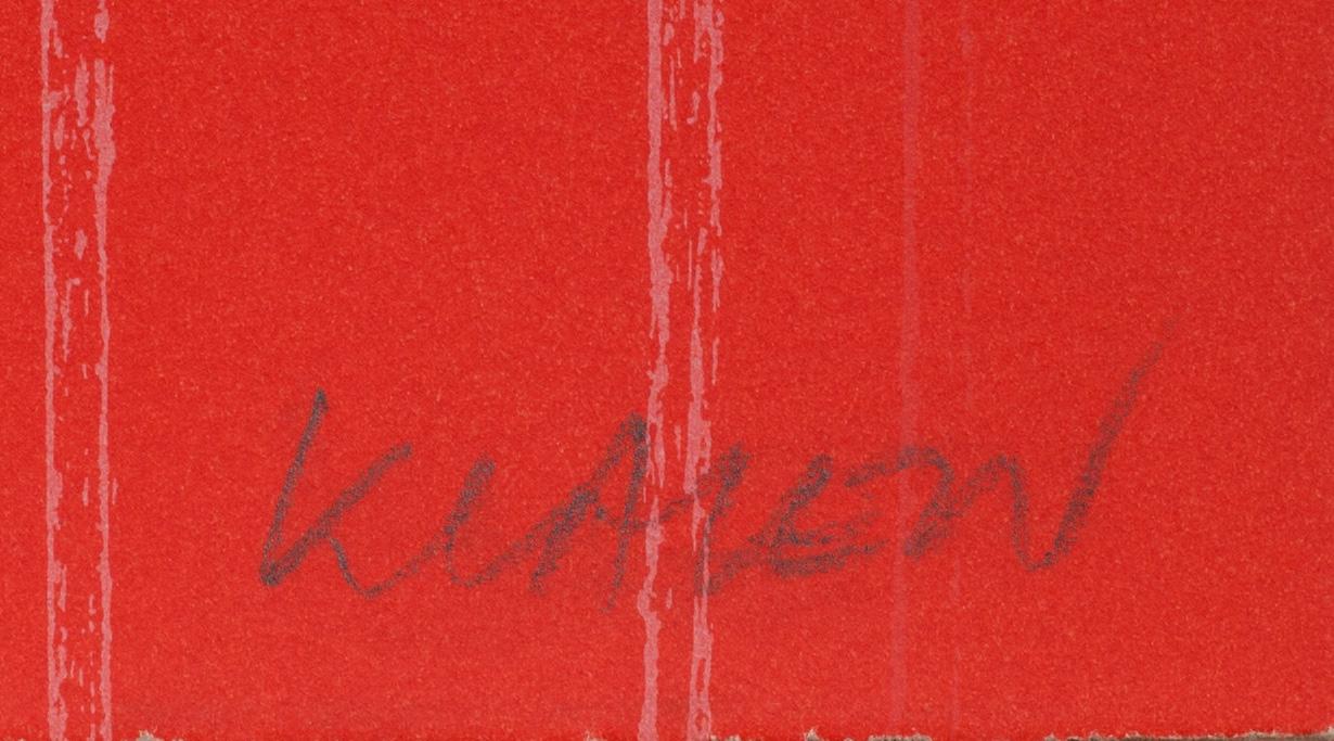 PETER KLASEN, färgserigrafi, signerad och numrerad HC 4/15.