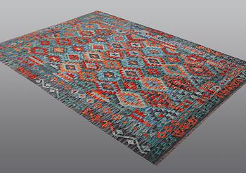 A rug, kilim, ca 252 x 179 cm.