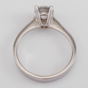 RING, 18K vitguld och diamant ca 1.00 ct.
