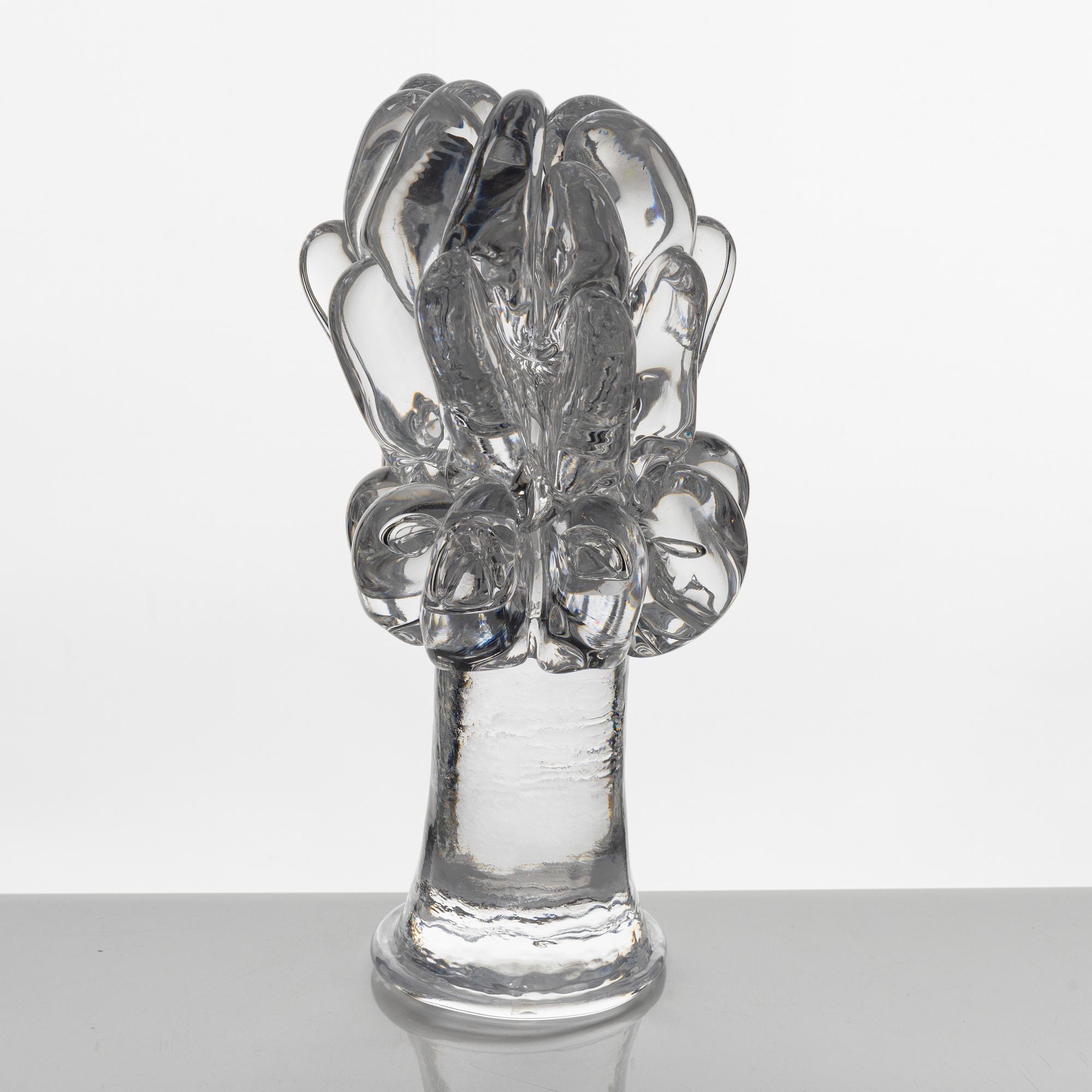 Göran Wärff, object, signed Wärff, Kosta, second half of the 20th century.