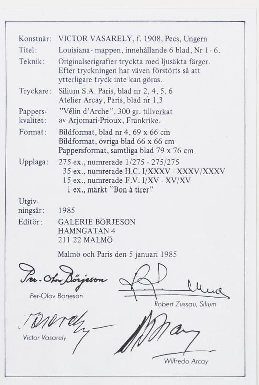 Victor Vasarely, "Louisiana 3".