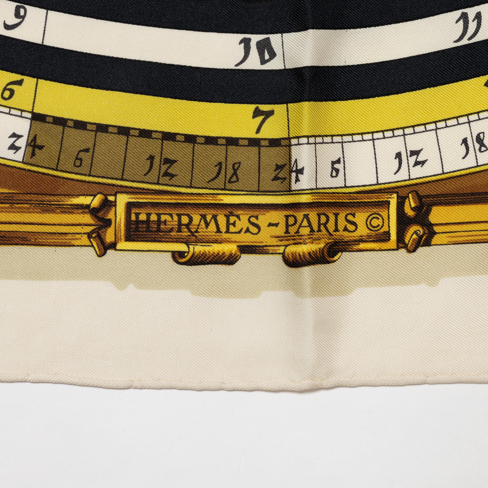 Hermès, scarves, 2 st, "Cuivreries" & "Dies et Hore"/"Astrologie".