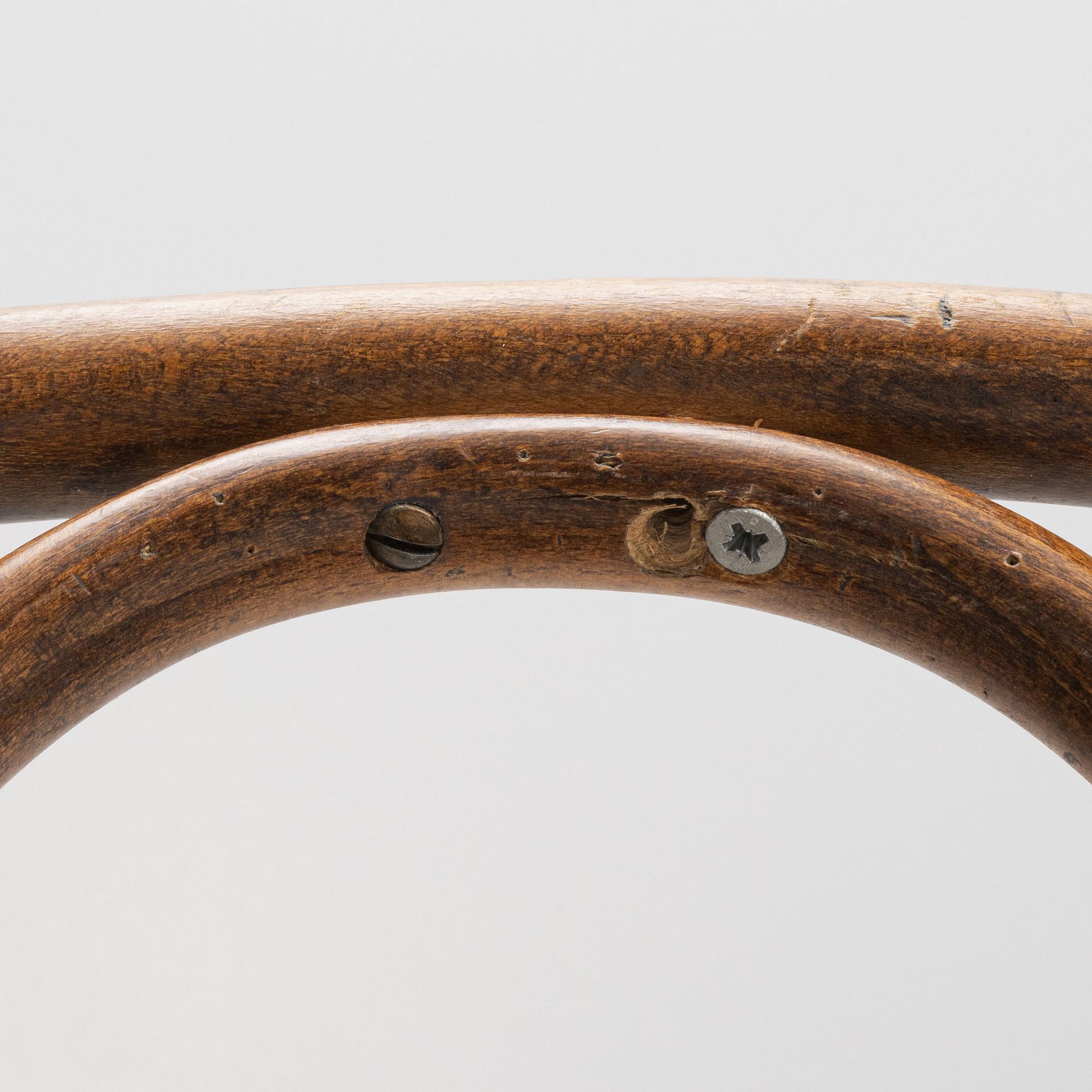 A set of six chairs, second half of the 20th Century.