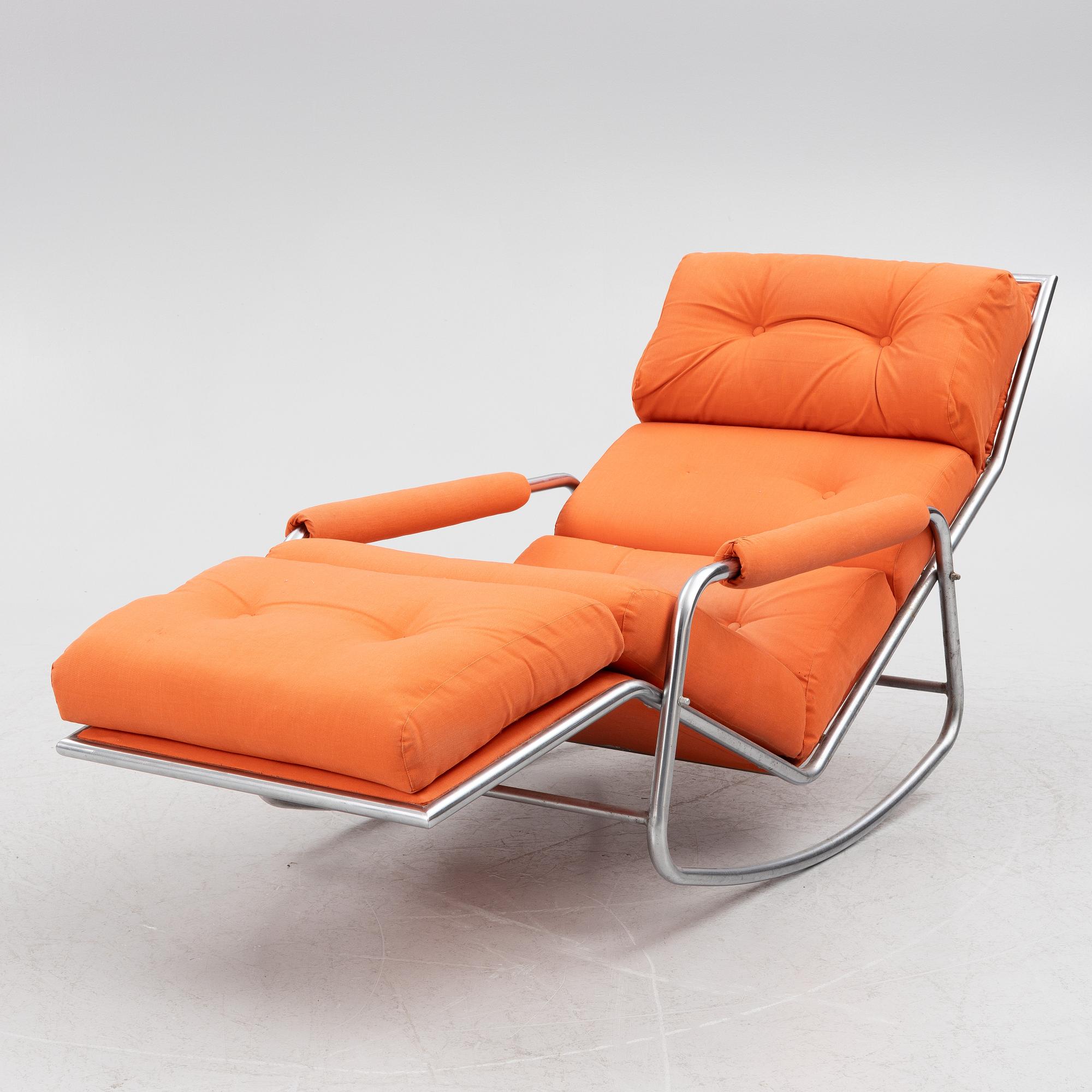 Åke Fribyter, a "Crocus" armchair/rocking chair, Scapa, 1960s.