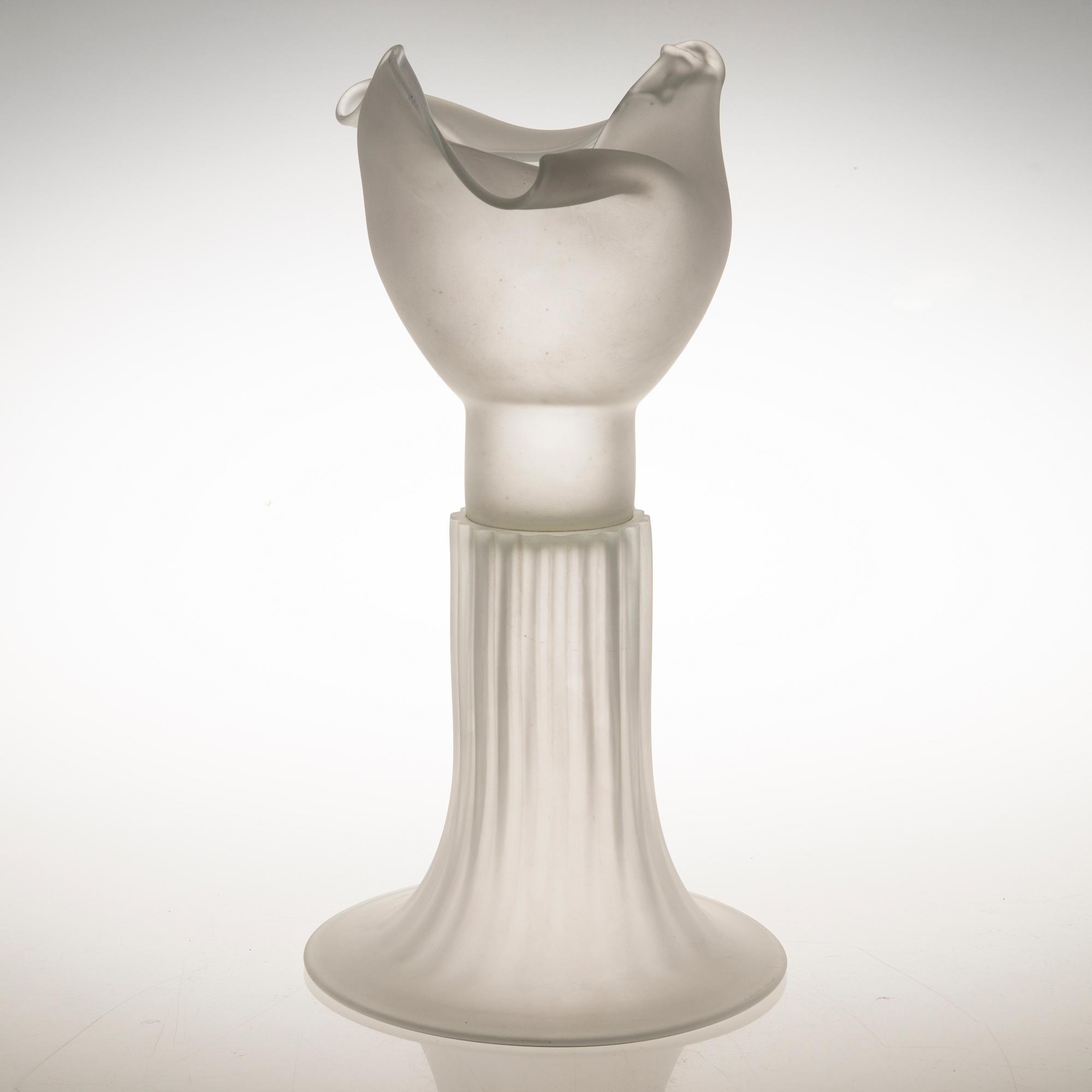 MARKKU SALO, veistos, signeerattu M. Salo, Nuutajärvi "Kokoeilu".