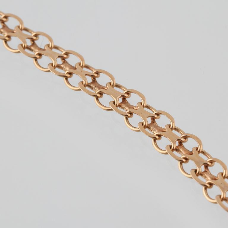 HALSLÄNK, 18K guld, Norens, Hägersten, 1963. Vikt 11,7 gram.