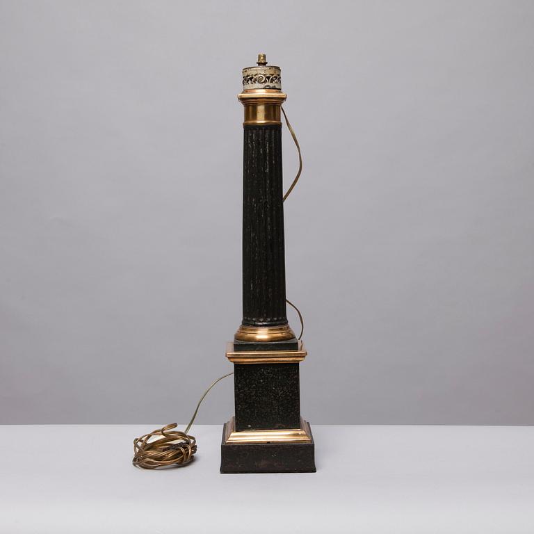 LAMPFOT, empirestil, Frankrike 1800-talets slut.