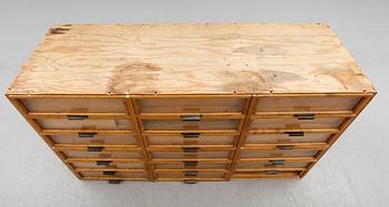 LÅDFACK, 1900-talets andra hälft.