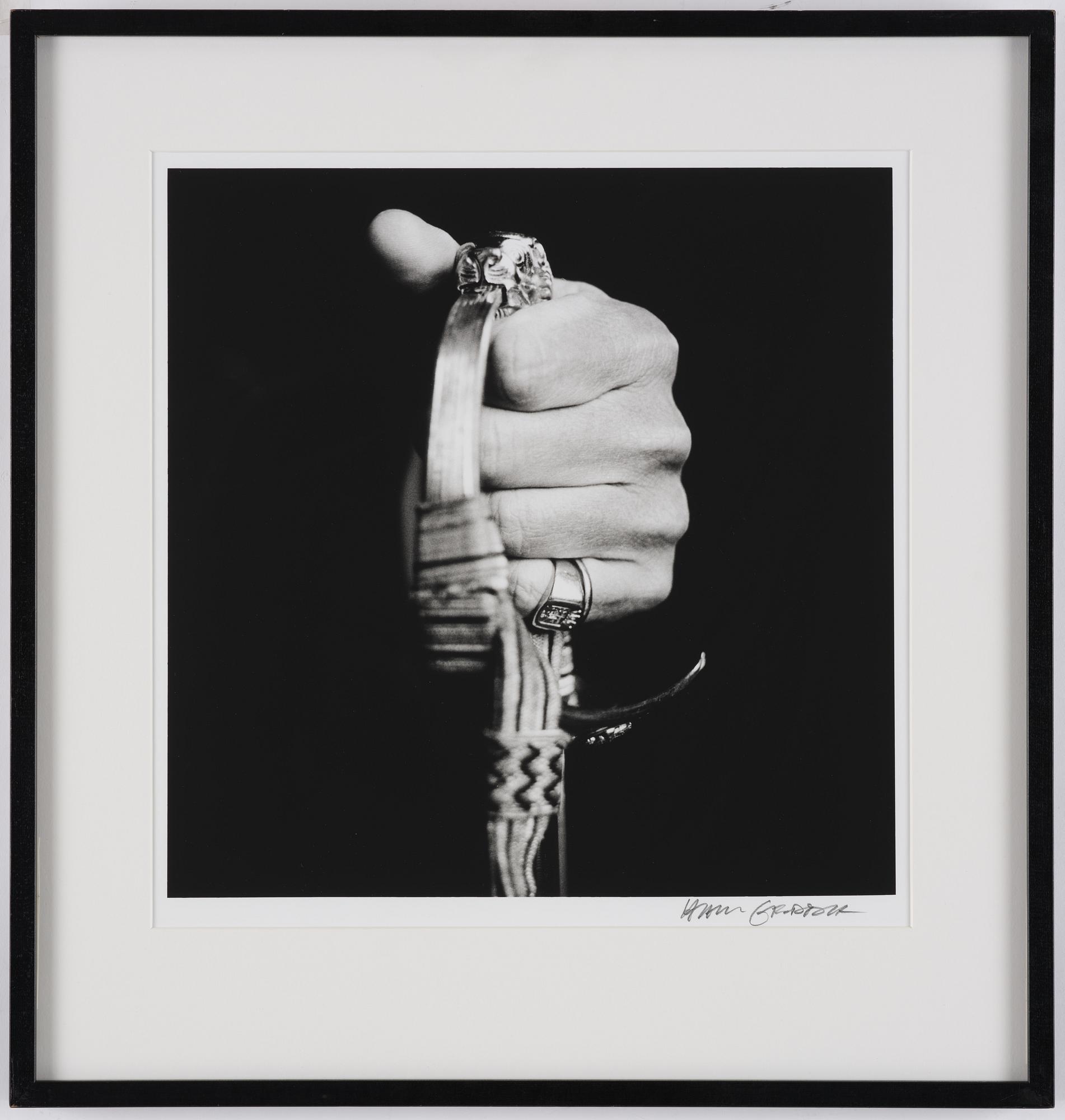 Hans Gedda, "Kung Carl XVI Gustafs hand", 1996.