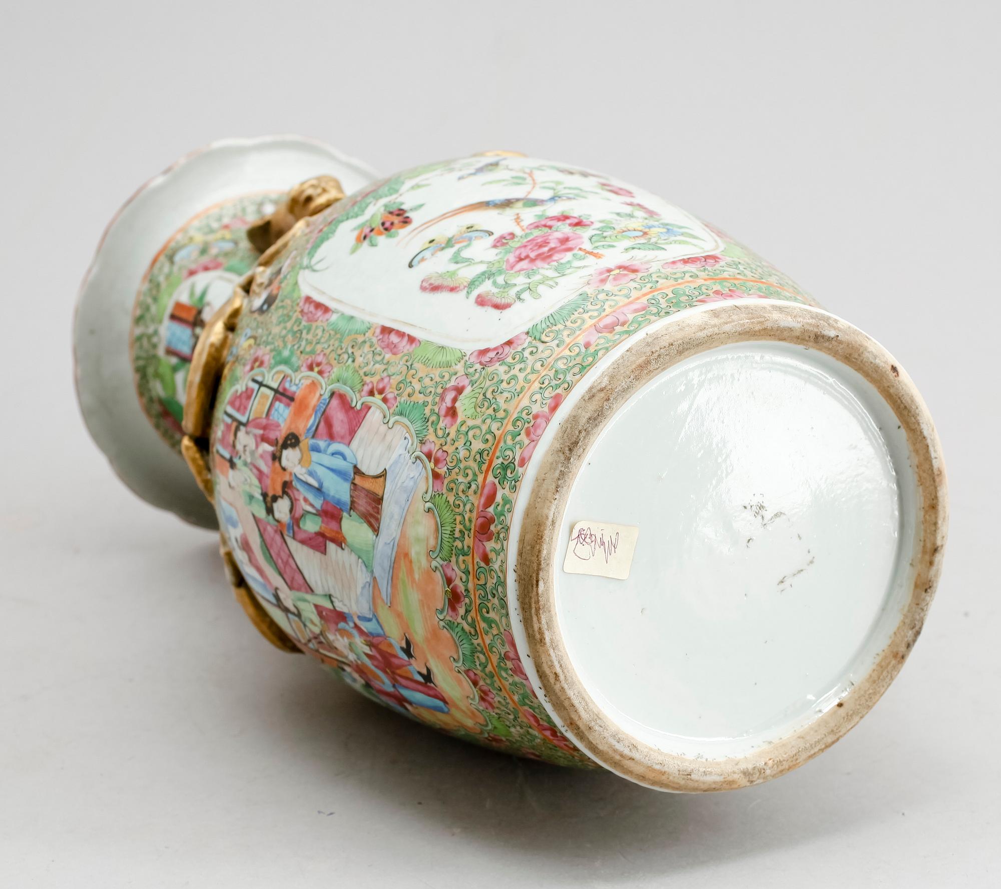 VAS, porslin, Kina, Kanton, 1800-tal.
