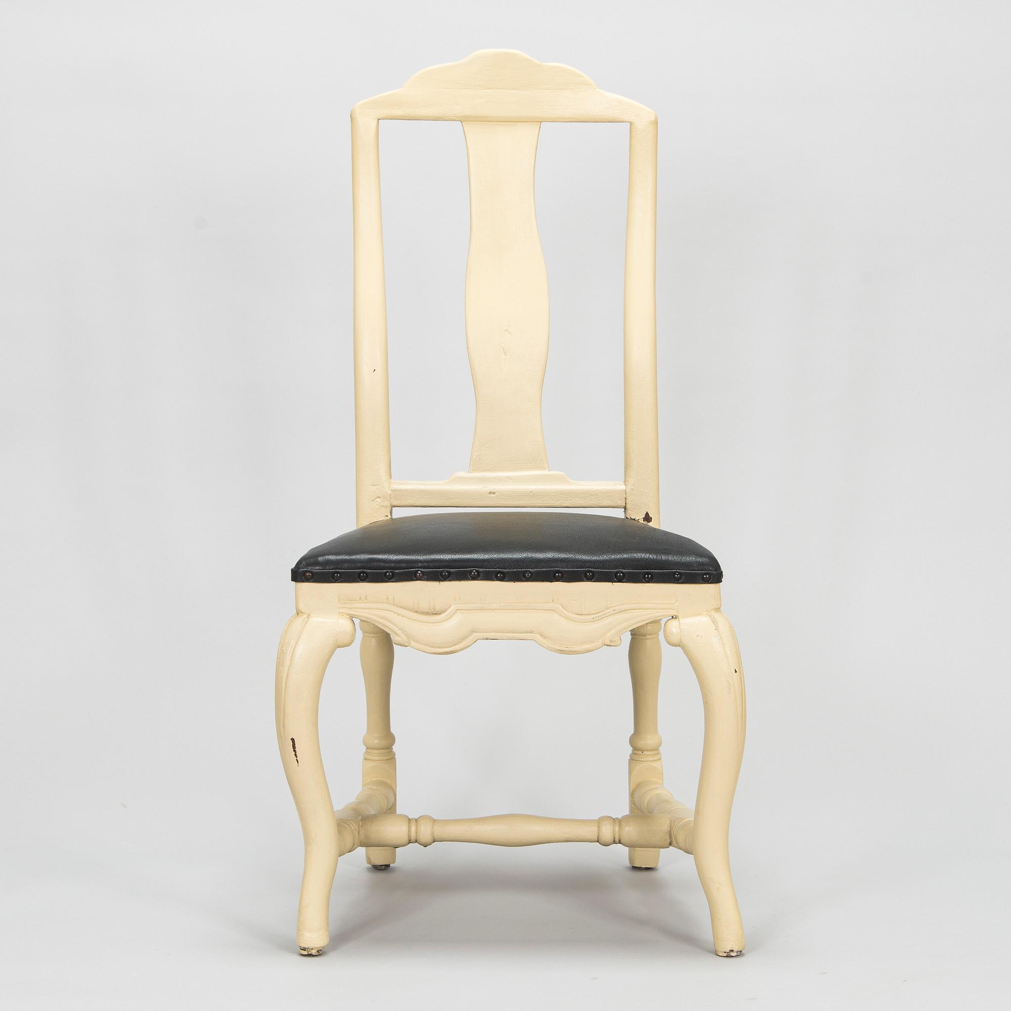 A 18th century late Baroque chair.