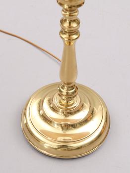 BORDSLAMPA, mässing, 1900-talets andra hälft.