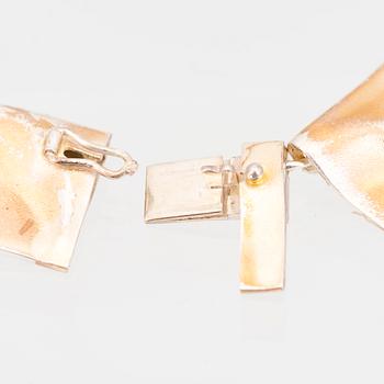 BJÖRN WECKSTÖM, KAULAKORU "Galaktiset huiput", hopeaa, Lapponia 1984.