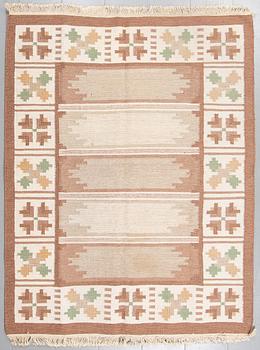 A flatweave rug, second half of the 20th century, 220 x 172 cm.
