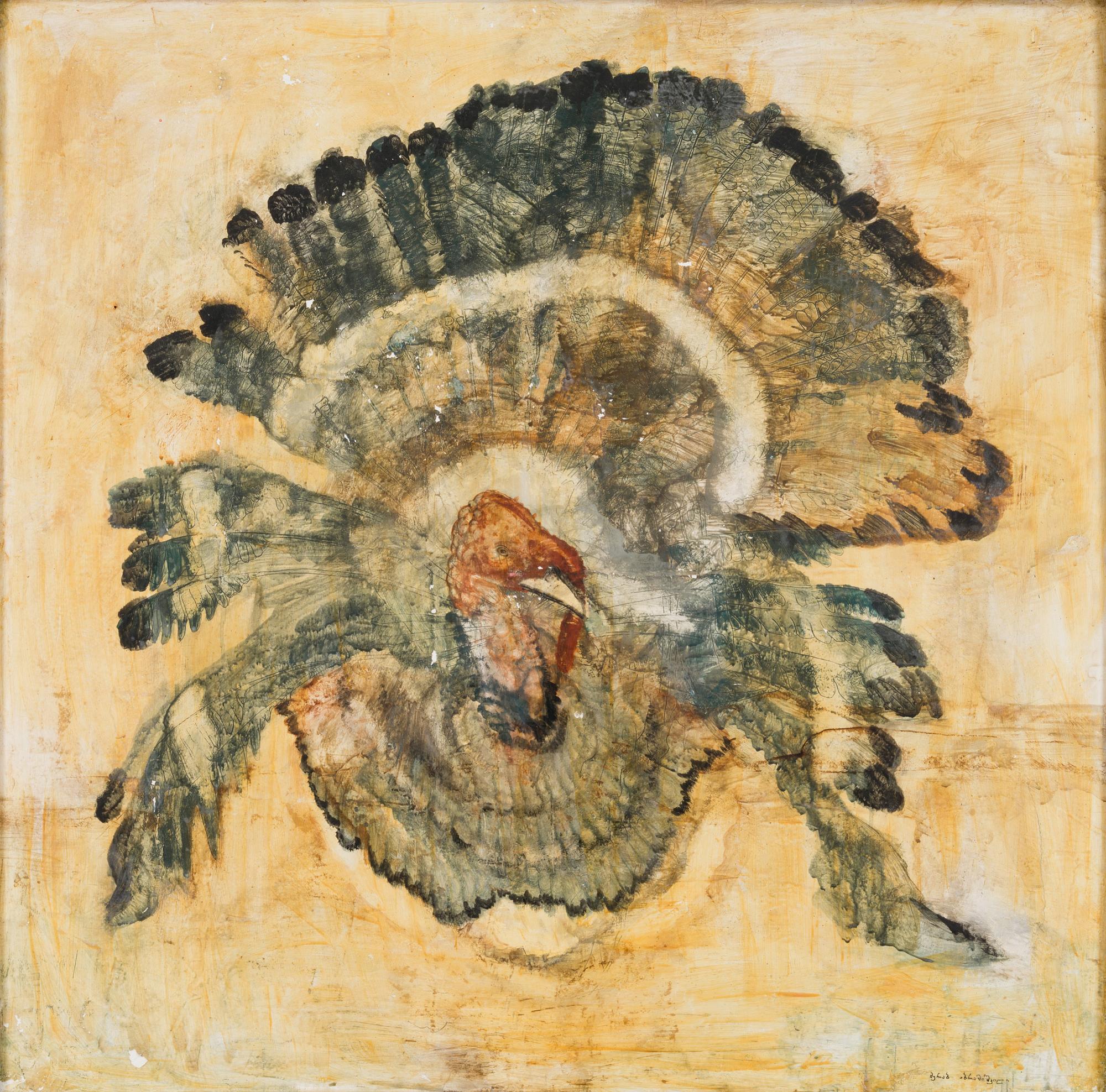 MERAB GURAMOVICH ABRAMISHVILI, FÅGELMOTIV.