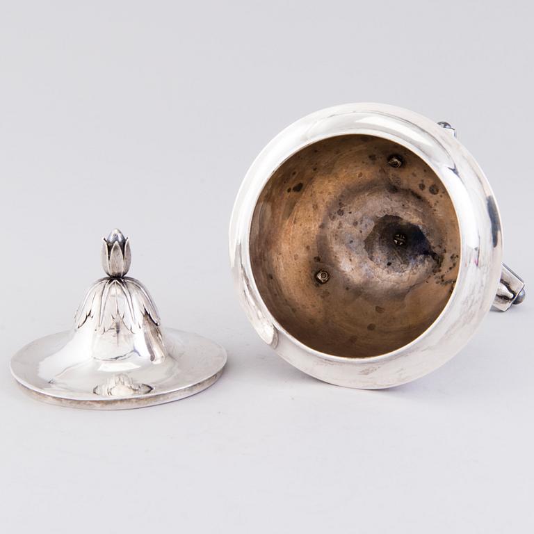 A SUGAR BOWL, silver, Carl Anton Carlborg, Turku 1823, Finland.