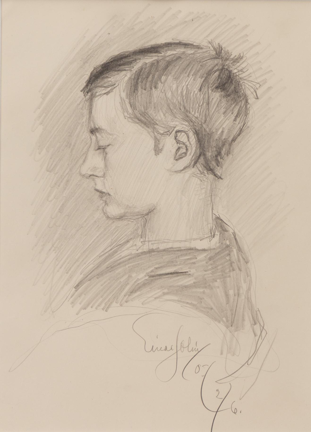 Einar Jolin, Pojke i profil.