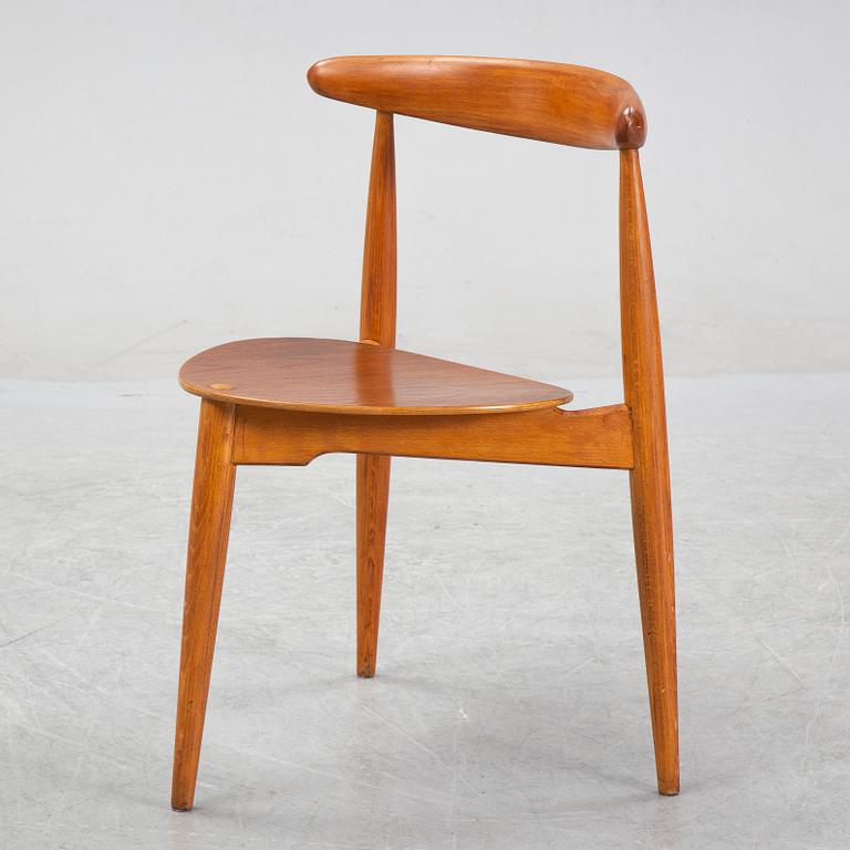 Hans J Wegner, stol, "Hjertestolen", Fritz Hansen, Danmark.