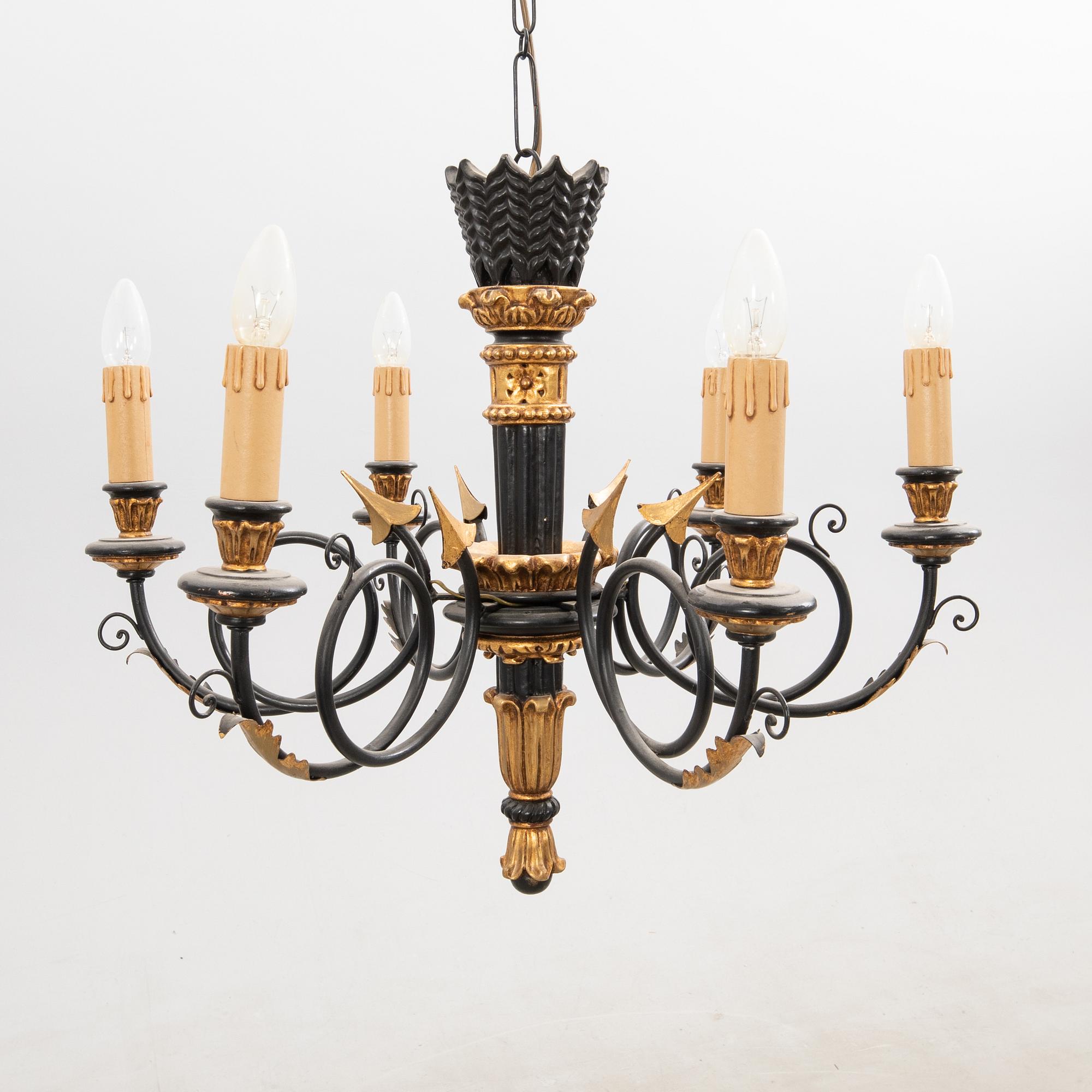 Chandelier, Empire style, 20th century.