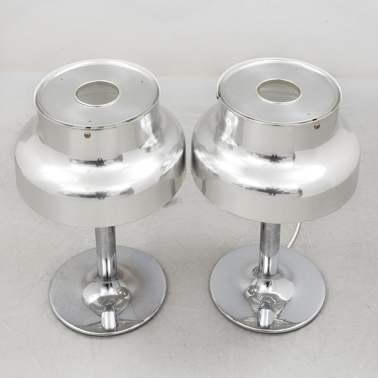 ANDERS PEHRSON, bordslampor, ett par "Bumling", Ateljé Lyktan, Åhus, formgivna 1968.