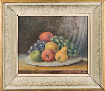 UUNO SOLDAN, olja på masonit, signerad.