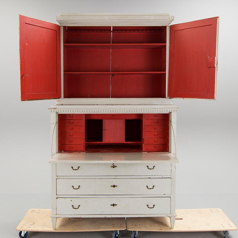 A early 19th century Gustavian cupboard.