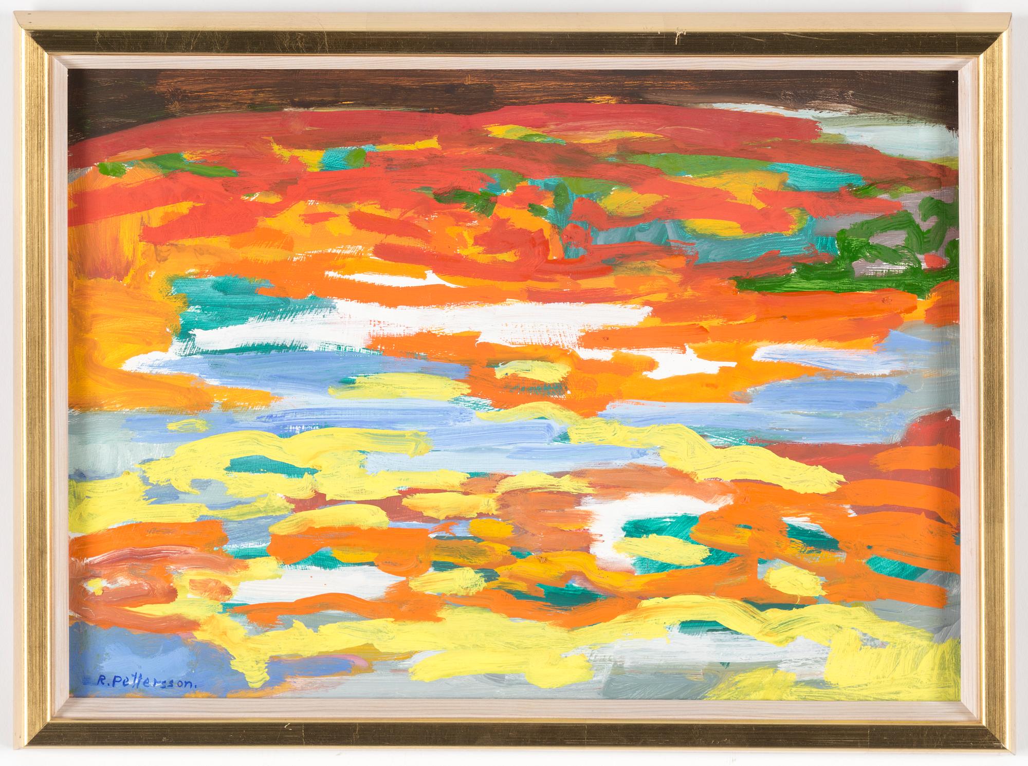 RUNE PETTERSSON, oil on board, signed.