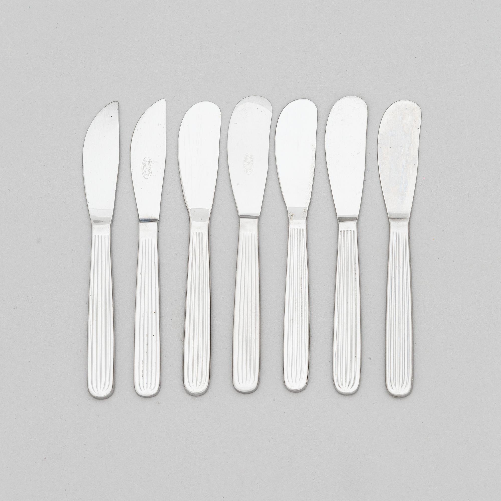 Kaj Franck, bestickserie, 220 st, rostfritt stål, "Scandia", Hackman Sorsakoski. Formgiven 1952.