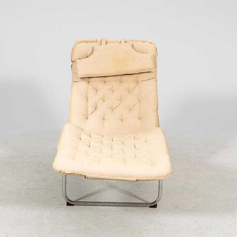 A canvas "kröken/kroken" recliner by Christer Blomquist for Ikea 1968.